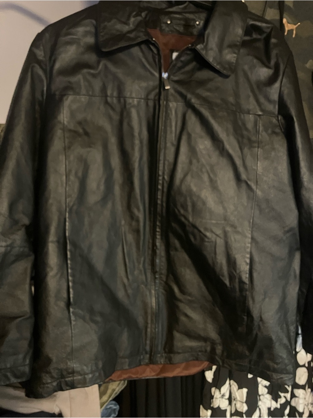 Wilson Leather , genuine leather jacket men’s XL, black